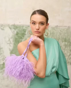 Mujer Lady Pipa Bolsos-Bolso Bruna Plumas