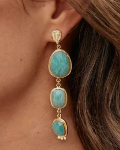 Mujer Lady Pipa Joyas-Pendientes Zaina De Tiahra