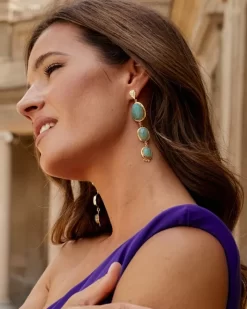 Mujer Lady Pipa Joyas-Pendientes Zaina De Tiahra