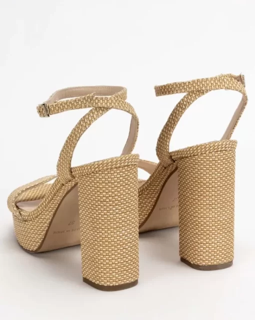 Mujer Lady Pipa Zapatos-Sandalia Loira