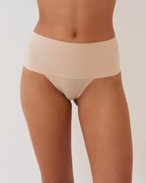 Mujer Lady Pipa Sujetadores Y Bodies-Tanga Invisible Moldeador De Spanx