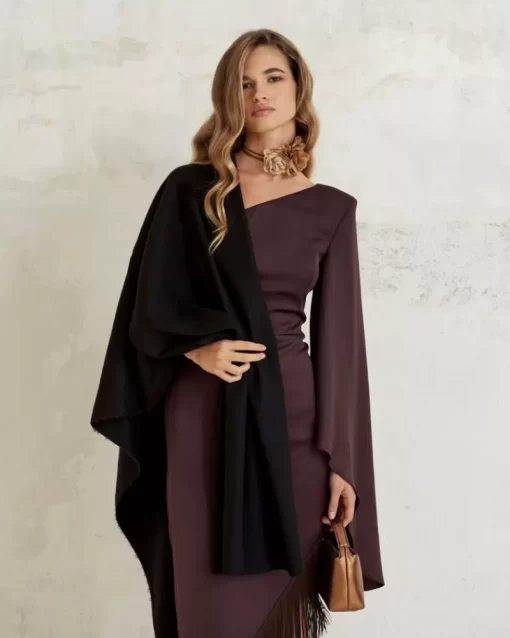 Mujer Lady Pipa Vestidos-Vestido Ebano